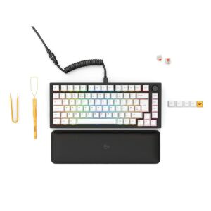 Glorious GMMK Pro 75% Mechanikus Billentyűzet - UK ISO, Glorious Fox kapcsolókkal 139510001 - Glorious