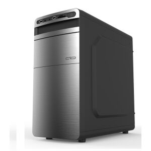 AIO Orbic Titanium MicroATX Számítógépház - Fekete/Szürke