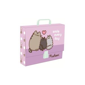 Pusheen XL Fogantyús Irattartó A/4 - Violet 139510951 - Harmonika mappa