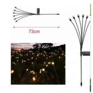 Napelemes Kerti Tündérfény Lámpa - 6 LED, 73 cm, Meleg Fehér 139511098 - Napelemes lámpa