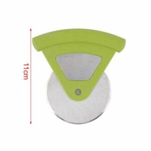 Rozsdamentes Pizzavágó - Zöld PP Nyél, 11 cm 139511183 - Pizzavágó