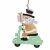 Snjegović na skuteru božićni ukras