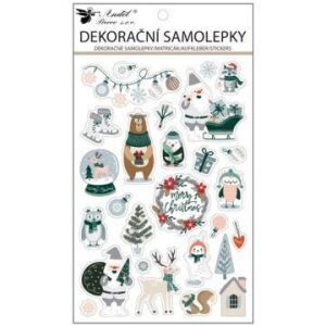 Karácsonyi Dekorációs Matrica Szett - 15x25cm - Ünnepi Minták 139511916 - Matrica, mágnes