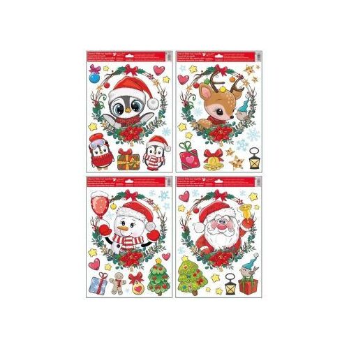 Figurine de Crăciun - autocolante de fereastră 30 x 42 cm - diferite 139511969