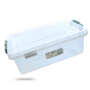 10 literes Átlátszó Műanyag Tárolódoboz Fedéllel 139518799 - Tárolódoboz & kosár