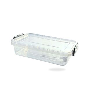 1.5L Lapos Tárolódoboz Fülekkel - Átlátszó Műanyag 139518859 - Tárolódoboz & kosár