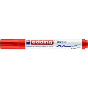 EDDING 4500 Textilmarker - 2-3 mm, Kúpos, Piros 146447364 - Textilmarker