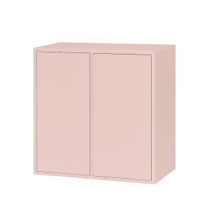 Boxie 2 ajtós fali szekrény 80x80x37 cm pink 139524195 - Dulap de perete