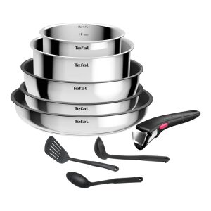 Tefal Cook Eat Ingenio 9-dielna súprava riadu s odnímateľnou rukoväťou a kuchynským náradím - Tefal