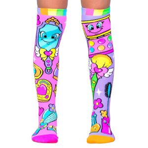 Madmia bunte lange Socken für Mädchen Makeup 6-99 Jahre