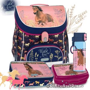 Ars Una Wild and Free Lovas Iskolatáska Szett - Lányoknak 139531128 - Ars Una
