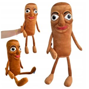 Plyšová hračka Tung Tung Sahur Brain Rot ABYZ Veľkosť 37 cm, Farba Hnedá