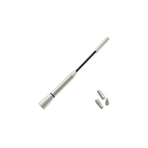 Króm autóantenna 15,8 cm 3 adapterrel - Autós nyomtávszélesítő