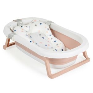 Moni Palma Összecsukható Fürdőkád Szett Fürdetőpárnával - Rózsaszín 139538462 - Babakád, Kádállvány