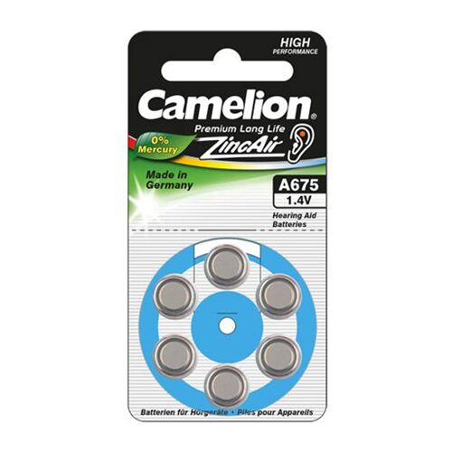 Elemente, A675/DA675/ZL675, 1,4 V, CAMELION, 6 Stk. 139539480