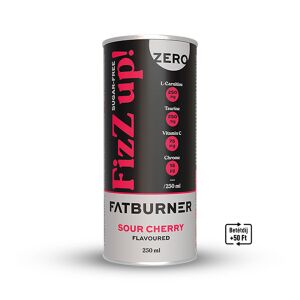 FIZZ UP! Fatburner Szénsavas Ital - Meggy Ízű, Cukormentes 250ml 139539591 - Szénsavas üdítőital