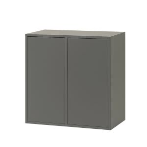 Leziter Boxie 2-Ajtós Fali Szekrény - 80x80x37 cm, Antracit 139541185 - Faliszekrény