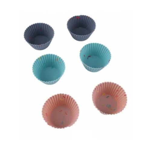 Szilikon Muffin Kapszli - Pasztell Szett, 6 db - 6x4 cm 139542789