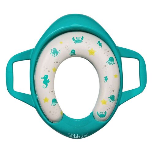 Bblüv Pöti Párnázott WC Szűkítő - Aqua, Fogantyúval, Gyerekeknek 175406703 - Bblüv