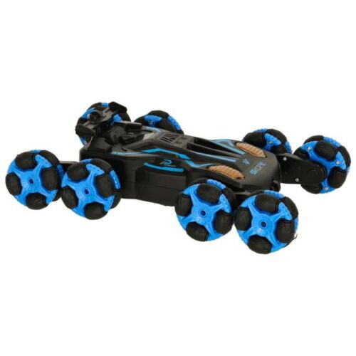 Nyolckerekű Terepjárgány Füstölő stunt car, 8-wheeled remote control car toy