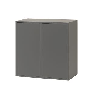 Leziter Boxie 2-Ajtós Fali Szekrény - 80x80x37 cm, Antracit 139544415 - Faliszekrény