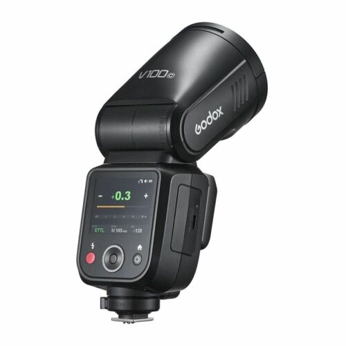 Godox V100 Kompakt Kerekfejű Vaku - Fekete 175424194 - Fényképezőgép vaku