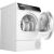 Bosch Serie 8 dryer with open door, angled view