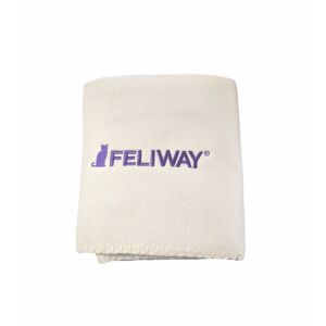 CEVA Feliway macska ketrec takaró, puha szürke kisállat takaró Feliway logóval - Kisállat pléd
