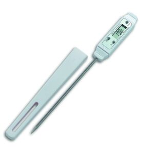 TFA 30.1018 Digitales Lebensmittelthermometer mit Sonde und Schutzhülle - Küchenthermometer