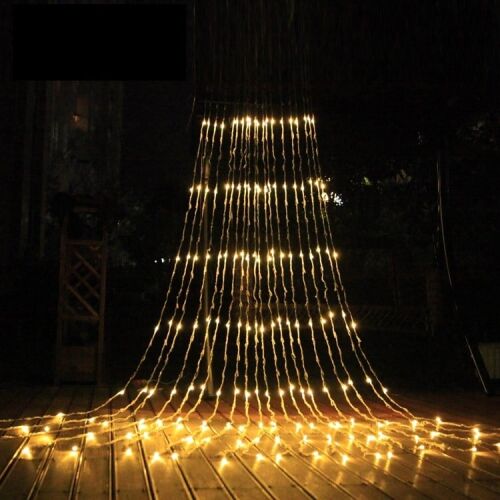 Flippy - Professzionális Karácsonyi Fényfüggöny - 5m x 5m, 2500 LED, Meleg Fehér, IP65