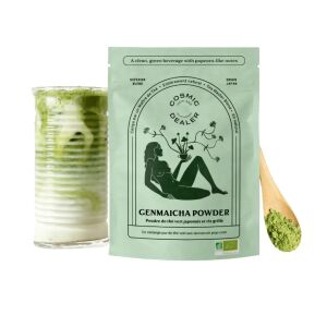Ceai verde organic, Cosmic Dealer, Genmaicha Latte Powder, 120 g 139555744 - Ceai verde și alb