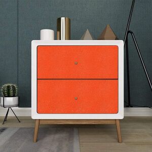 Decoroom selbstklebende Tapete, Vinyl, Orange, 40 × 300 cm 139556075 - Tapete