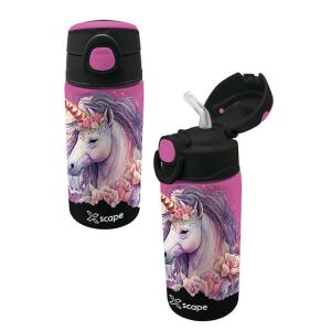 Bidon Xscape Unicorn 500ml ze słomką - Nośnik żywności i napojów