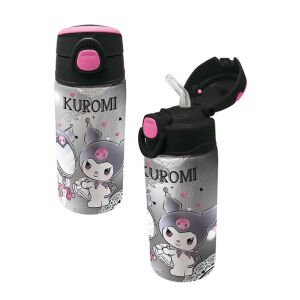 Fľaša na vodu Kuromi Dream Catcher 500ml so slamkou - Preprava jedla a nápojov