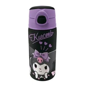Kuromi Sketch 500ml Edelstahl Wasserflasche - Füttern