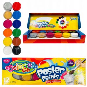 Colorino dječje boje za postere 12 boja 20 ml 139559844 - Školski pribor za slikanje