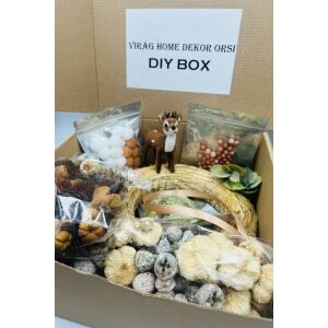 Csináld magad Őszi ajtódísz készlet őzike figurával - Ajtódísz