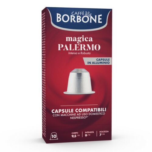 Borbone Magica Palermo alumínium kapszula Nespresso-kompatibilis (10db)