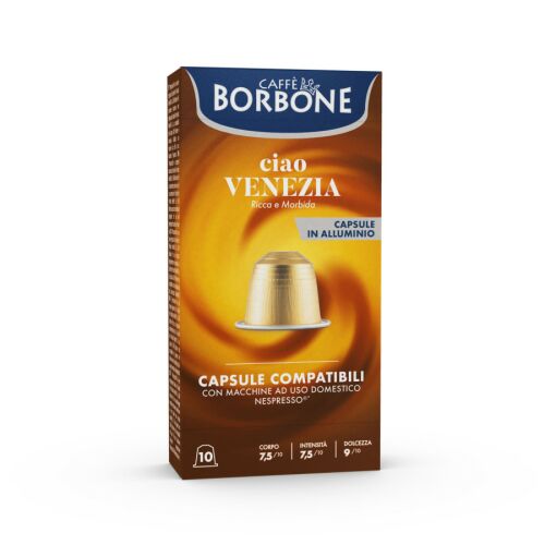 Borbone Ciao Venezia alumínium kapszula Nespresso-val kompatibilis (10 db) 139567521
