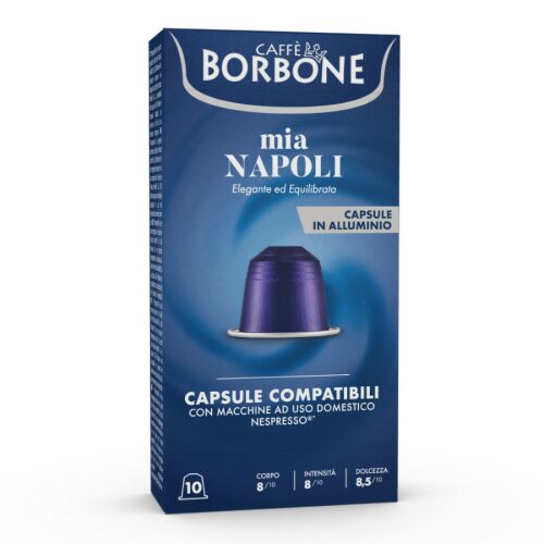Nespresso kompatibilis Borbone Mia Napoli kávés alumínium kapszula (10db) 139567522