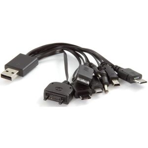 Delock 8 az 1-ben Univerzális USB 2.0 Töltőkábel - Fekete