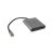 Akasa USB-C - Dual DisplayPort Adapter - 4K Monitor Csatlakozó 161618346