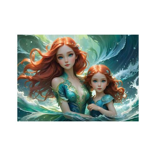 Alipson Anya és Lánya Puzzle - Víz és Tűz, 2x500 db 139571906