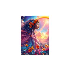 Alipson Rainbow Girl 2 Puzzle - 500 db-os Szivárvány Lány Portré 139572008 - Puzzle