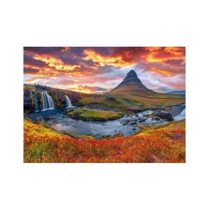 Alipson - Kirkjufellsfoss Vízesés Puzzle - 500 darabos 139572028 - Puzzle