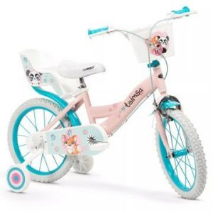 Toimsa Cuddly 16" Gyerek Kerékpár Babaüléssel és Kosárral