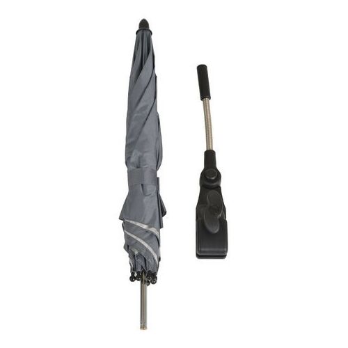 Szürke babakocsi napernyő állítható rögzítővel, univerzális