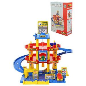 Polesie 3 szintes színes parkolóház játék