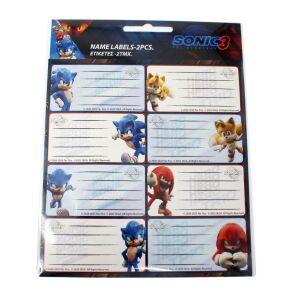 Sonic a Sündisznó Füzetcímke - 16 db 139573511 - Füzetcímke