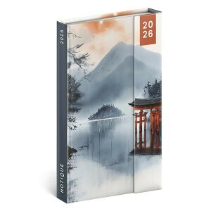 NOTIQUE 2026 Japan mágneses heti tervező határidőnapló - REALSYSTEM